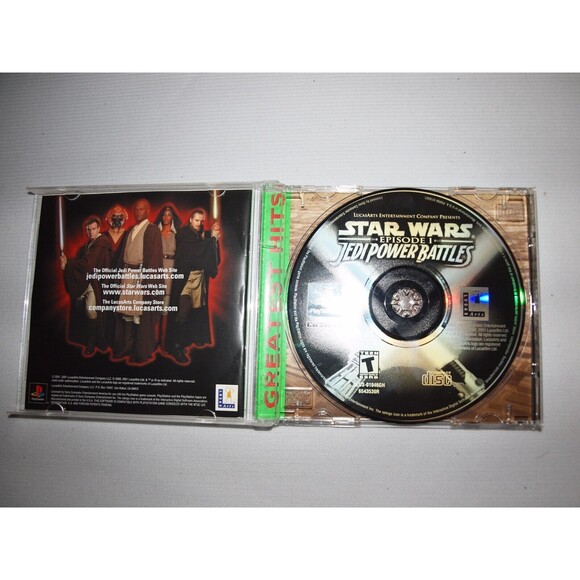 Lucas Entertainment Other - Star Wars Episode I Jedi Power Battles GH PS1 PlayStation 1 Game, Case, …